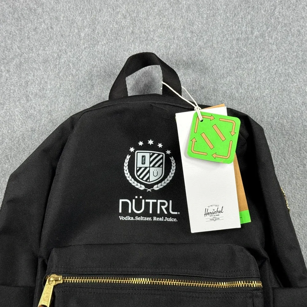 Herschel Settlement Backpack 22L Black NUTRL Vodka Seltzer Promo NEW